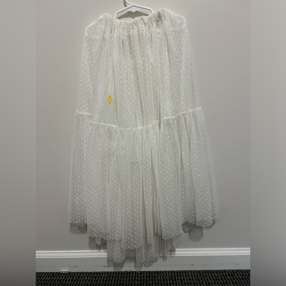 The Animals Observatory Raw White Blowfish Skirt